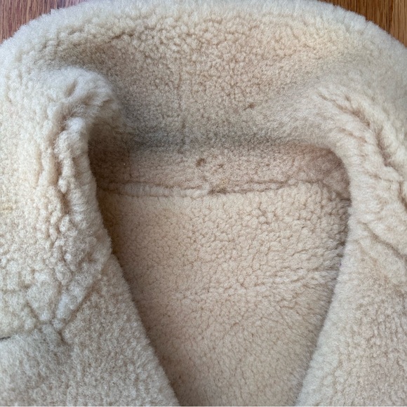 Vintage Remy Sheepskin Shearling Coat Women Size 10 Made in USA Western Rancher - Picture 10 of 16